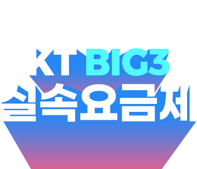 KT후불요금제-KT BIG3 실속요금제